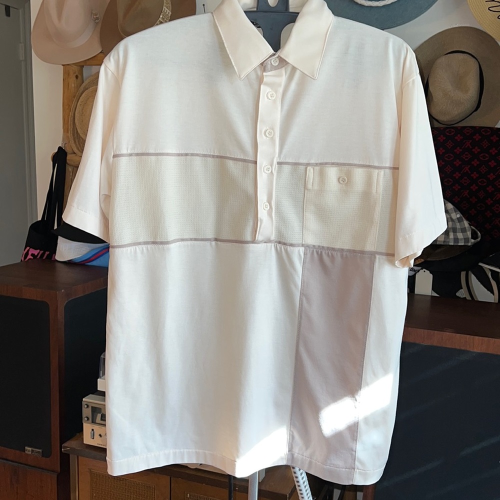 Vintage button down polo shirt by David Taylor